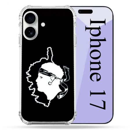 Coque Renforcée Magsafe Pour Iphone 17 Voyage Corse Noir