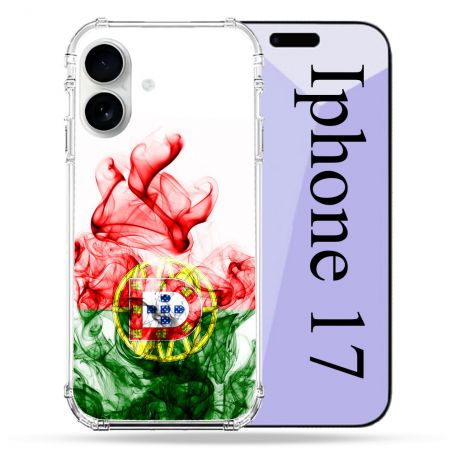 Coque Renforcée Magsafe Pour Iphone 17 Voyage Portugal Flamme