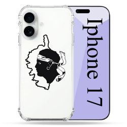 Coque Renforcée Transparente Pour Iphone 17 Corse