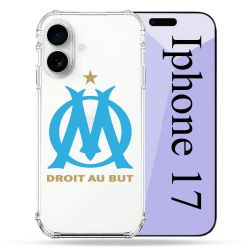 Coque Renforcée Transparente Pour Iphone 17 Foot Olympique Marseille OM