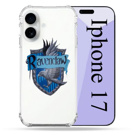 Coque Renforcée Transparente Pour Iphone 17 Harry Potter Ravenclaw
