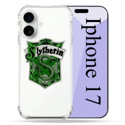 Coque Renforcée Transparente Pour Iphone 17 Harry Potter Slytherin
