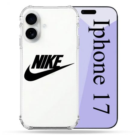 Coque Renforcée Transparente Pour Iphone 17 Nike