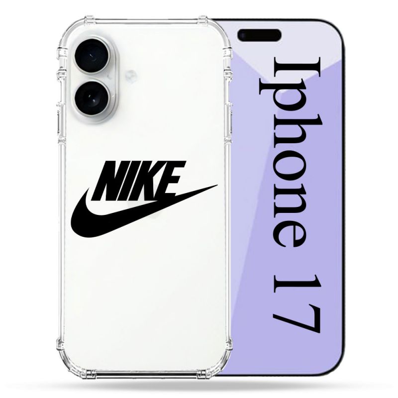Coque Renforcée Transparente Pour Iphone 17 Nike