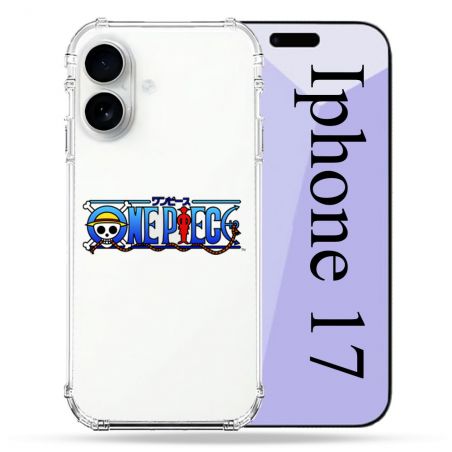Coque Renforcée Transparente Pour Iphone 17 One Piece Logo