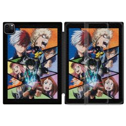 Coque Renforcée Pour Ipad Pro 11 M4 2024 Manga My Hero Academia Noir