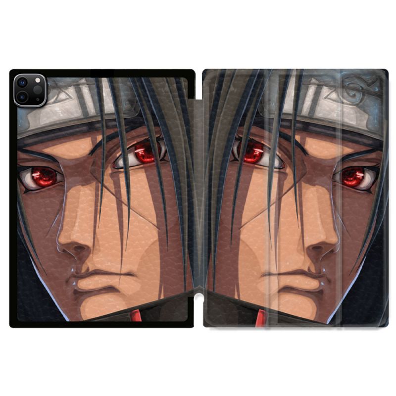 Coque Renforcée Pour Ipad Pro 11 M4 2024 Manga Naruto Itachi Visage