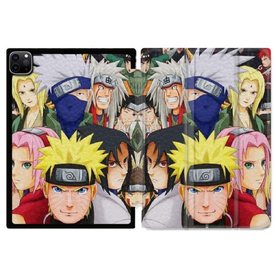 Coque Renforcée Pour Ipad Pro 11 M4 2024 Manga Naruto Team