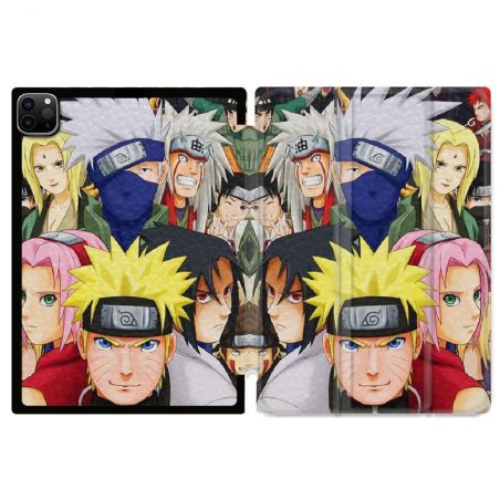 Coque Renforcée Pour Ipad Pro 11 M4 2024 Manga Naruto Team