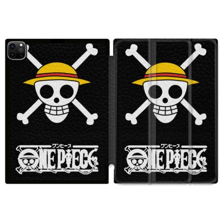 Coque Renforcée Pour Ipad Pro 11 M4 2024 Manga One Piece Tete de Mort