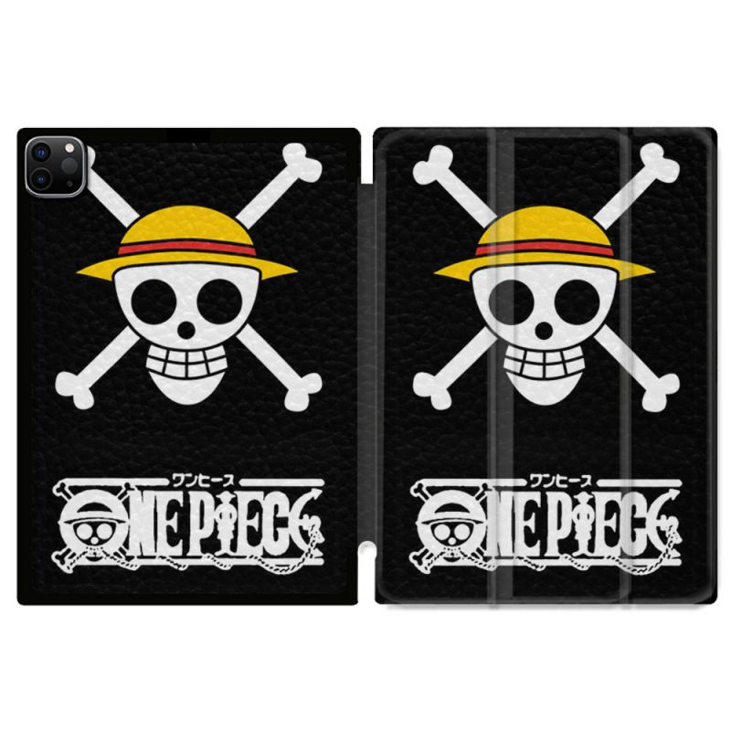 Coque Renforcée Pour Ipad Pro 11 M4 2024 Manga One Piece Tete de Mort