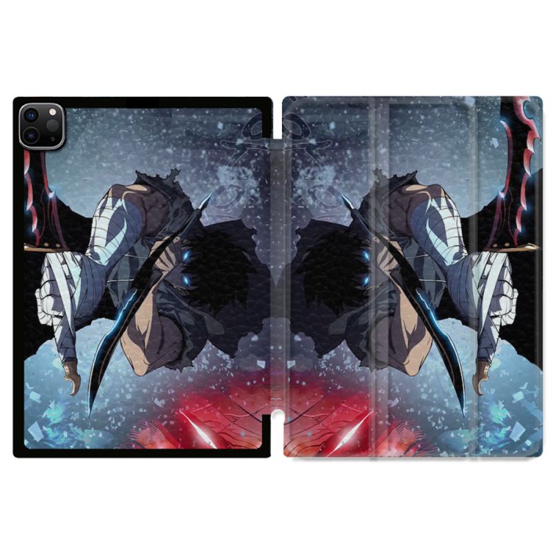 Coque Renforcée Pour Ipad Pro 11 M4 2024 Manga Solo Leveling Sung Epee