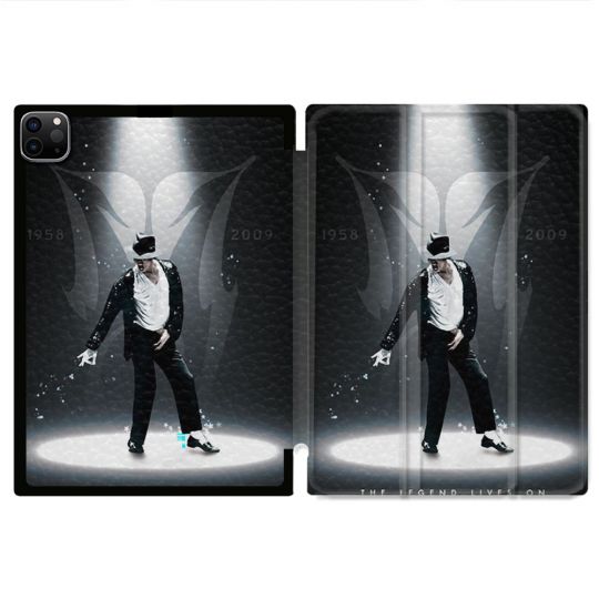Coque Renforcée Pour Ipad Pro 11 M4 2024 Michael Jackson Noir