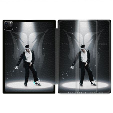 Coque Renforcée Pour Ipad Pro 11 M4 2024 Michael Jackson Noir