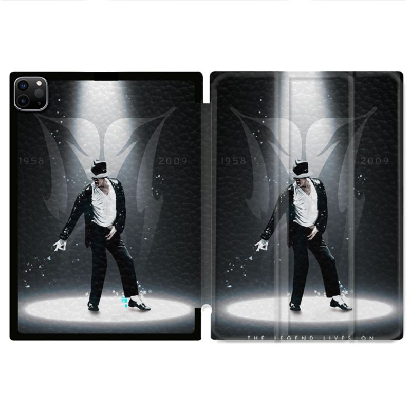 Coque Renforcée Pour Ipad Pro 11 M4 2024 Michael Jackson Noir