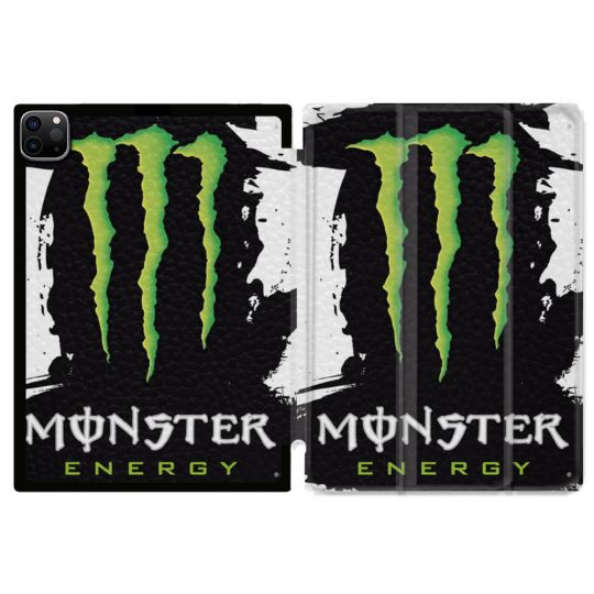 Coque Renforcée Pour Ipad Pro 11 M4 2024 Monster Energy Tache