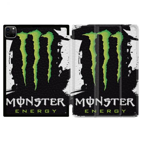 Coque Renforcée Pour Ipad Pro 11 M4 2024 Monster Energy Tache