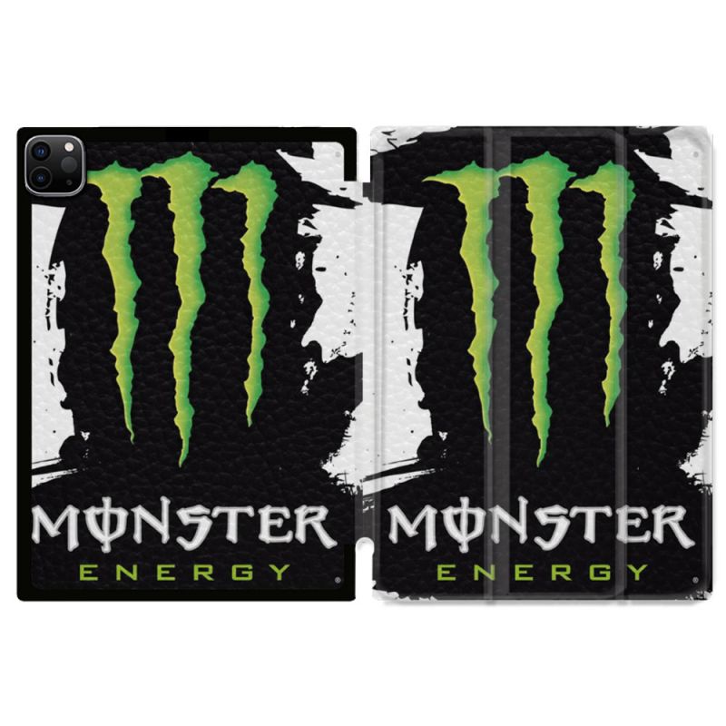 Coque Renforcée Pour Ipad Pro 11 M4 2024 Monster Energy Tache