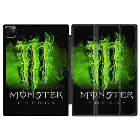 Coque Renforcée Pour Ipad Pro 11 M4 2024 Monster Energy Vert