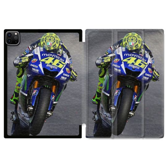 Coque Renforcée Pour Ipad Pro 11 M4 2024 Moto Course GP Wheeling 46