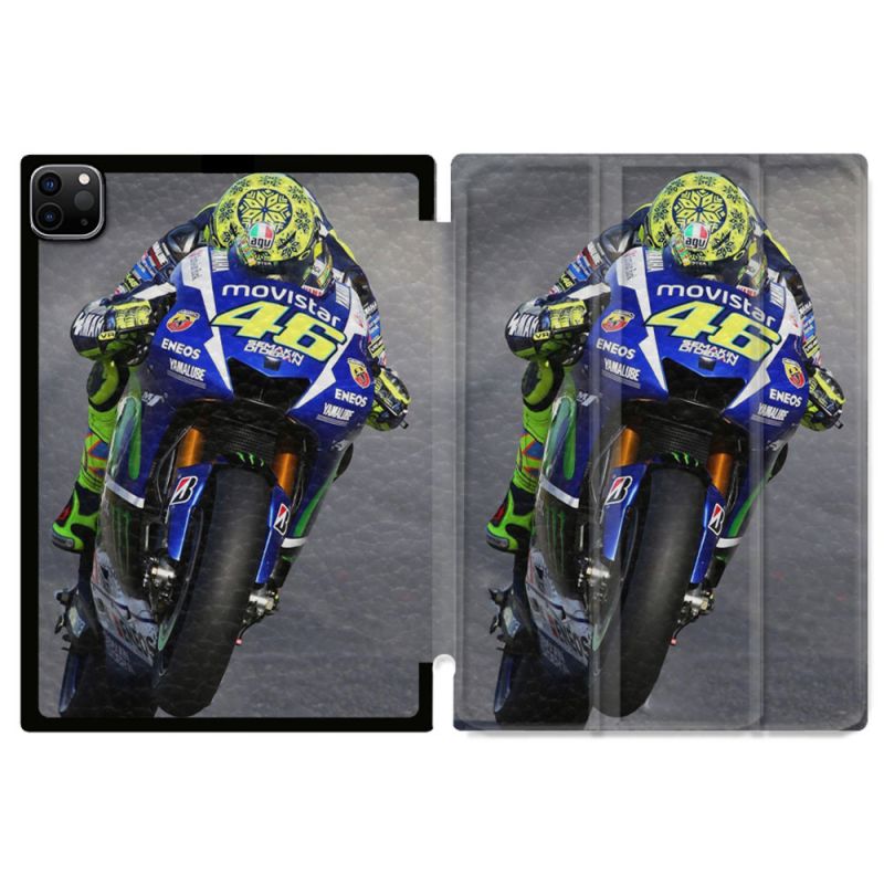 Coque Renforcée Pour Ipad Pro 11 M4 2024 Moto Course GP Wheeling 46