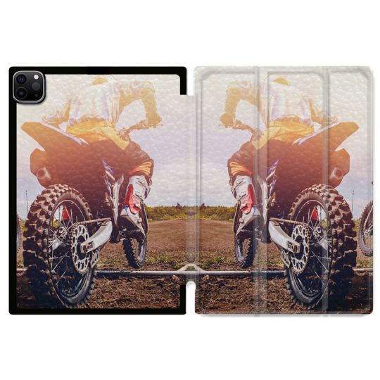 Coque Renforcée Pour Ipad Pro 11 M4 2024 Moto Cross Soleil