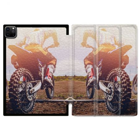 Coque Renforcée Pour Ipad Pro 11 M4 2024 Moto Cross Soleil