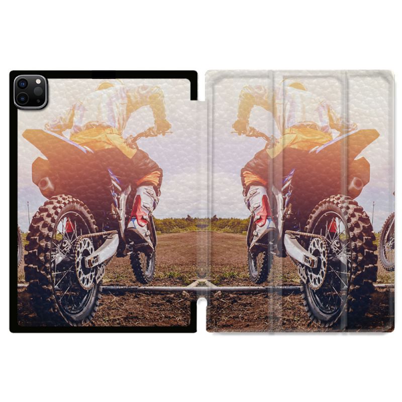 Coque Renforcée Pour Ipad Pro 11 M4 2024 Moto Cross Soleil
