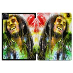 Coque Renforcée Pour Ipad Pro 11 M4 2024 Musique Bob Marley Color