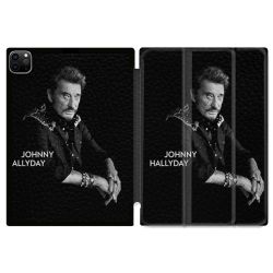 Coque Renforcée Pour Ipad Pro 11 M4 2024 Musique Johnny Hallyday Noir