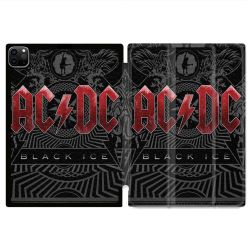 Coque Renforcée Pour Ipad Pro 11 M4 2024 Musique Rock ACDC Rouge
