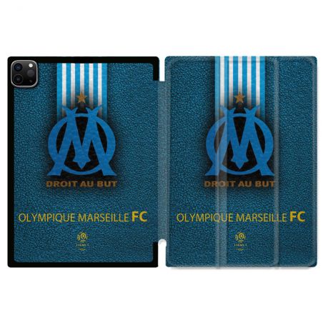 Coque Renforcée Pour Ipad Pro 11 M4 2024 Olympique Marseille OM Bande