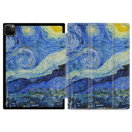 Coque Renforcée Pour Ipad Pro 11 M4 2024 Peinture La nuit étoilée
