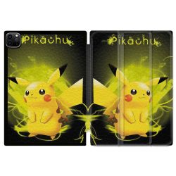 Coque Renforcée Pour Ipad Pro 11 M4 2024 Pokemon Pikachu Eclair