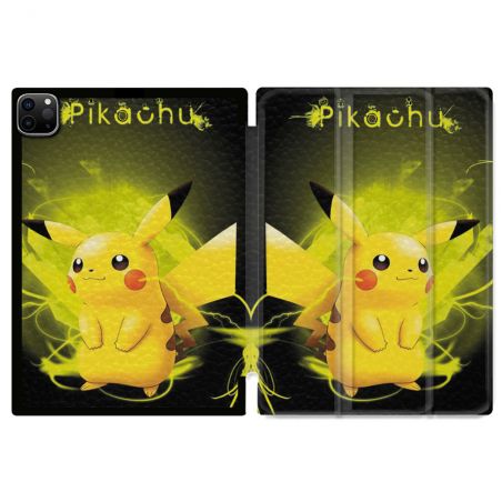 Coque Renforcée Pour Ipad Pro 11 M4 2024 Pokemon Pikachu Eclair