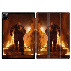 Coque Renforcée Pour Ipad Pro 11 M4 2024 Pompier Escalier