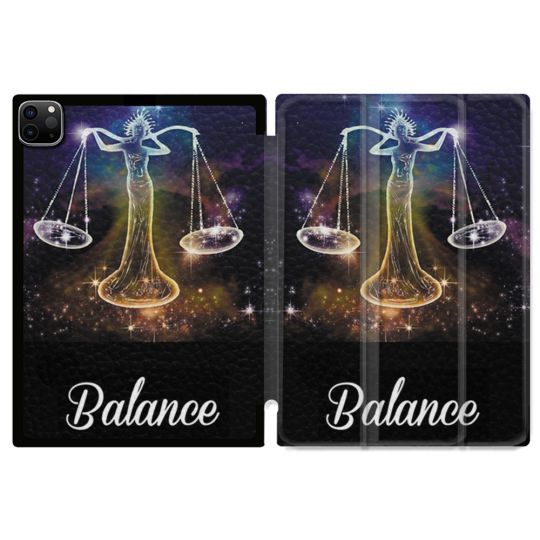 Coque Renforcée Pour Ipad Pro 11 M4 2024 Signe Zodiaque 2 Balance