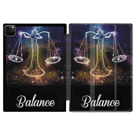 Coque Renforcée Pour Ipad Pro 11 M4 2024 Signe Zodiaque 2 Balance