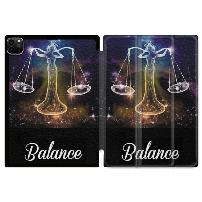 Coque Renforcée Pour Ipad Pro 11 M4 2024 Signe Zodiaque 2 Balance