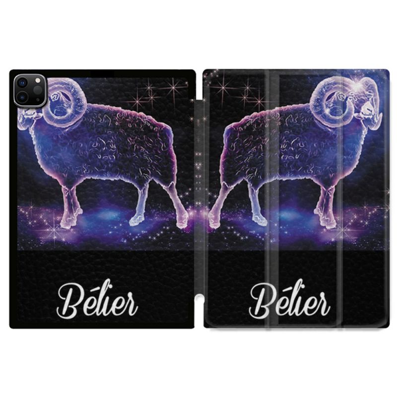 Coque Renforcée Pour Ipad Pro 11 M4 2024 Signe Zodiaque 2 Bélier