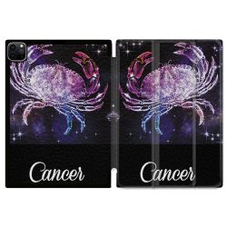Coque Renforcée Pour Ipad Pro 11 M4 2024 Signe Zodiaque 2 Cancer