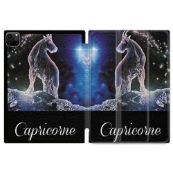 Coque Renforcée Pour Ipad Pro 11 M4 2024 Signe Zodiaque 2 Capricorne