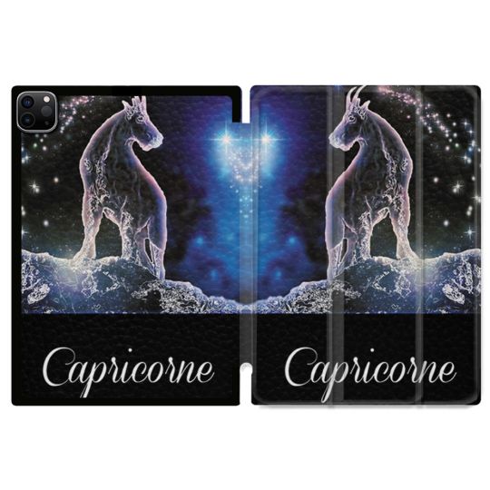 Coque Renforcée Pour Ipad Pro 11 M4 2024 Signe Zodiaque 2 Capricorne