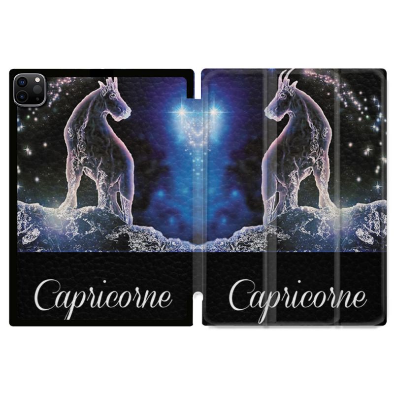 Coque Renforcée Pour Ipad Pro 11 M4 2024 Signe Zodiaque 2 Capricorne