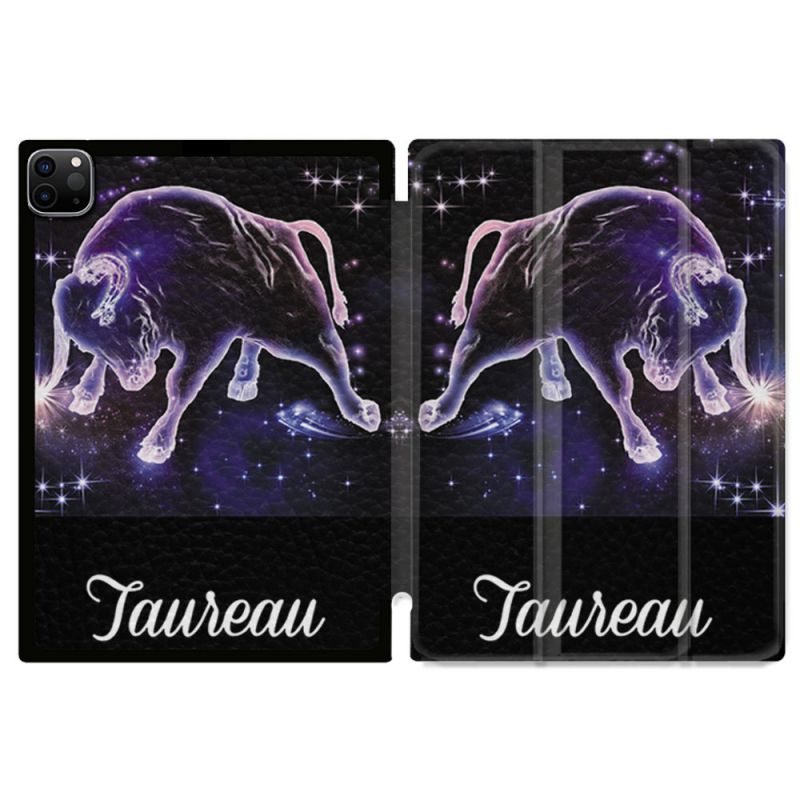Coque Renforcée Pour Ipad Pro 11 M4 2024 Signe Zodiaque 2 Taureau