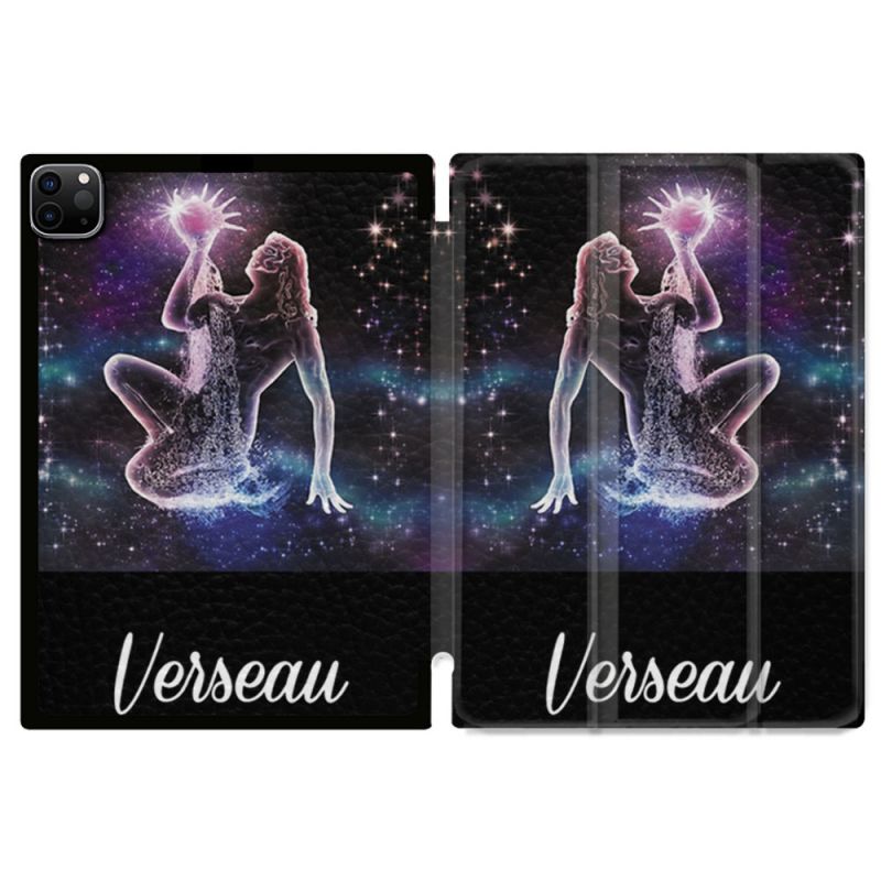 Coque Renforcée Pour Ipad Pro 11 M4 2024 Signe Zodiaque 2 Verseau