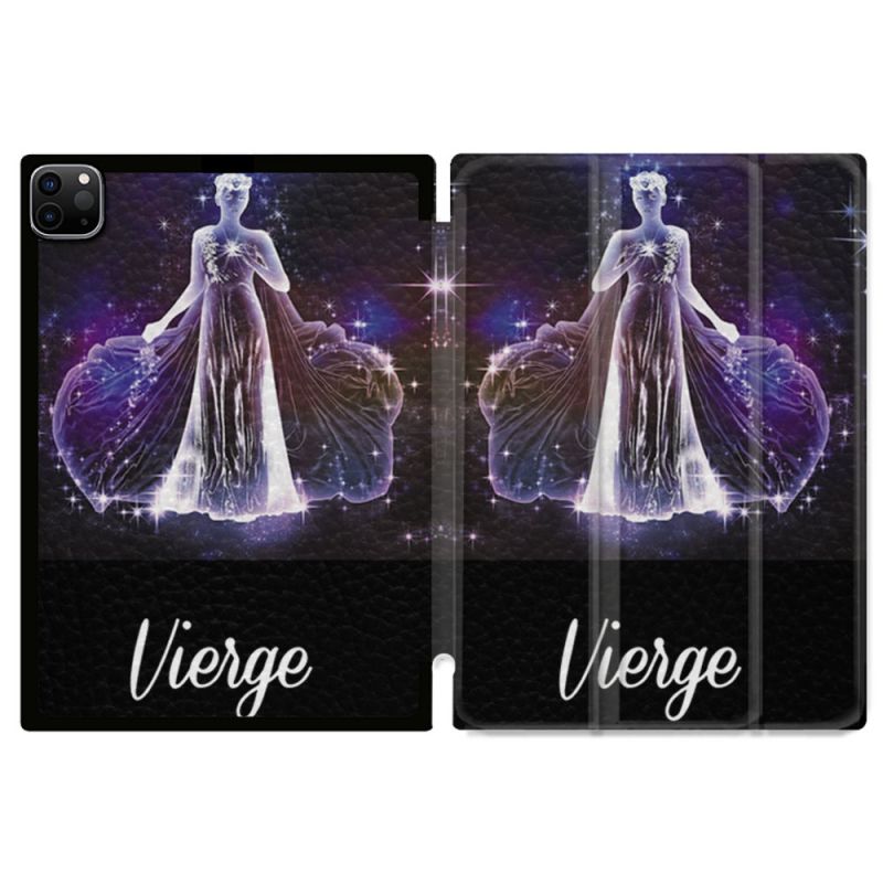 Coque Renforcée Pour Ipad Pro 11 M4 2024 Signe Zodiaque 2 Vierge