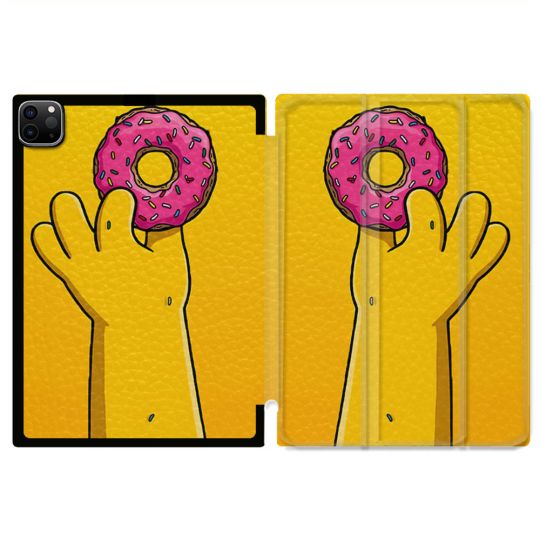 Coque Renforcée Pour Ipad Pro 11 M4 2024 Simpson Donuts