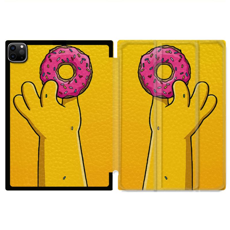 Coque Renforcée Pour Ipad Pro 11 M4 2024 Simpson Donuts