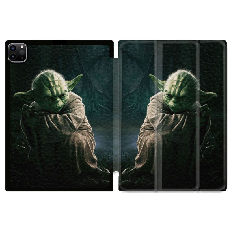 Coque Renforcée Pour Ipad Pro 11 M4 2024 Star Wars - Yoda sombre